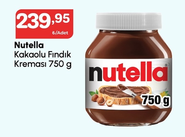 Nutella Kakaolu Findik Kremasi 750 G