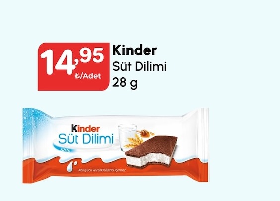 Kinder Sut Dilimi 28 G