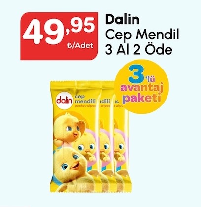 Dalin Cep Mendil 3 Al 2 Öde