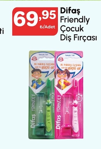 Difaş Friendly Çocuk Diş Fırçası