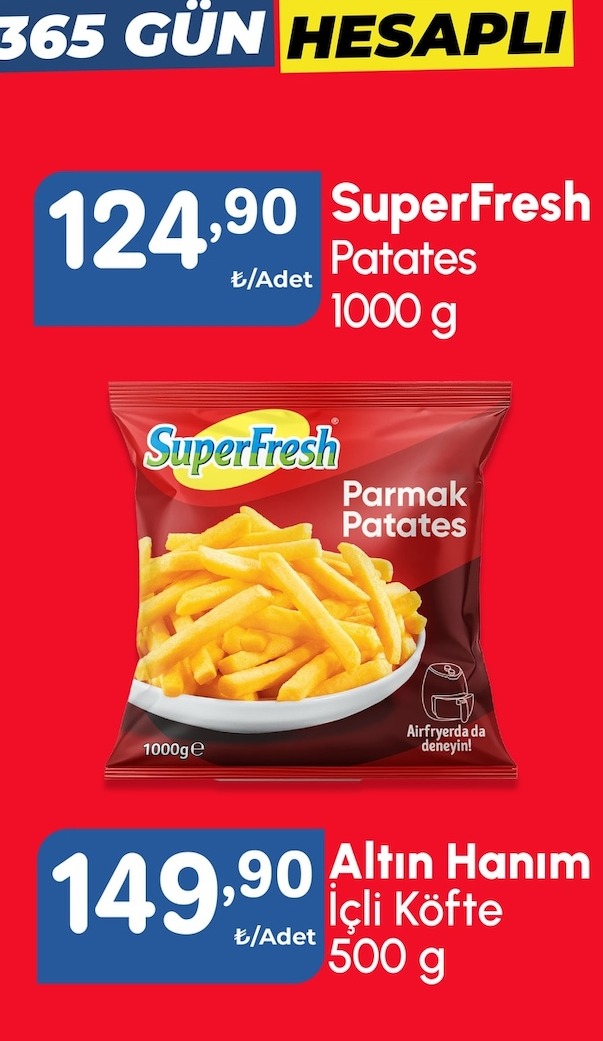 Superfresh Patates 1000 G