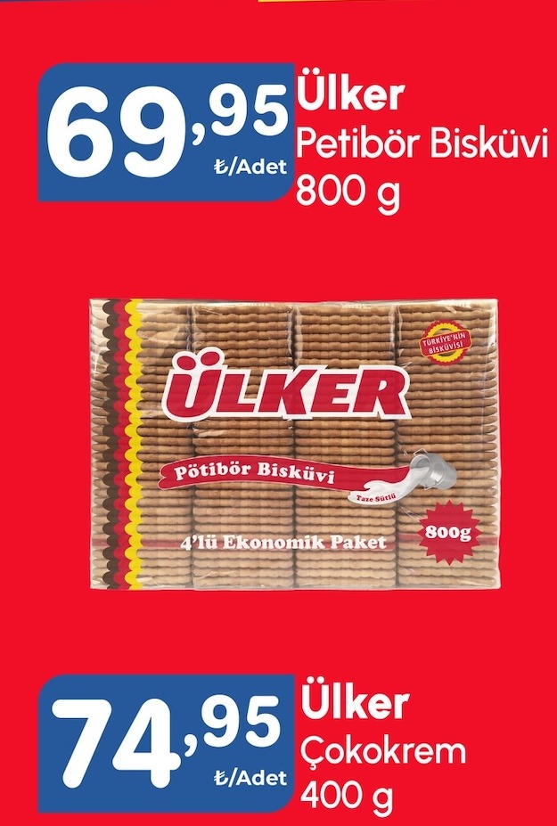Ülker Petibör Bisküvi 800 G