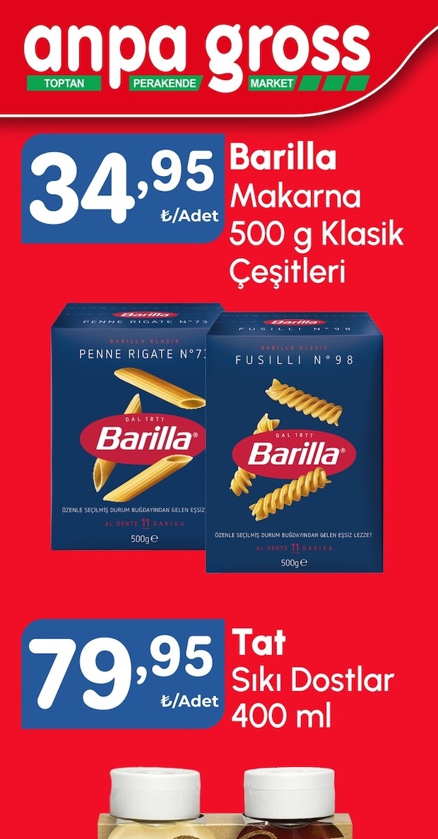 Barilla Makarna 500G Klasik Çeşitleri