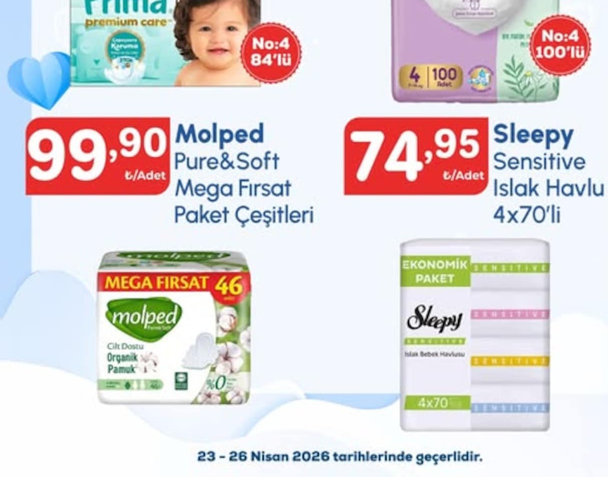 Molped Pure&Soft Mega Fırsat Paket Çeşitleri
