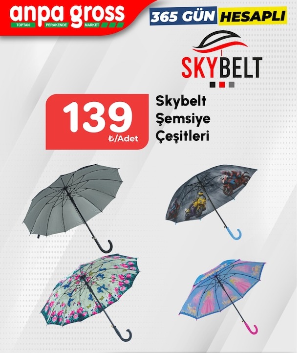 Skybelt Şemsiye Çeşitleri