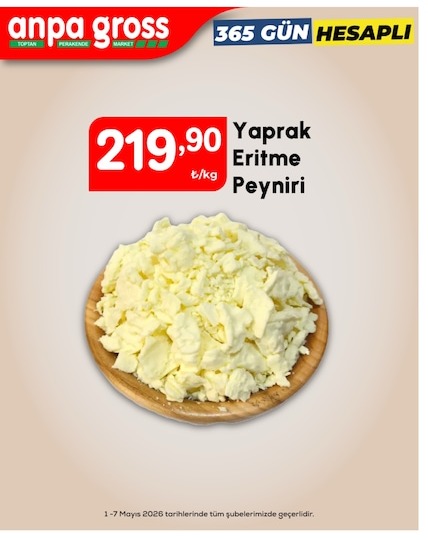 Yaprak Eritme Peyniri 1Kg