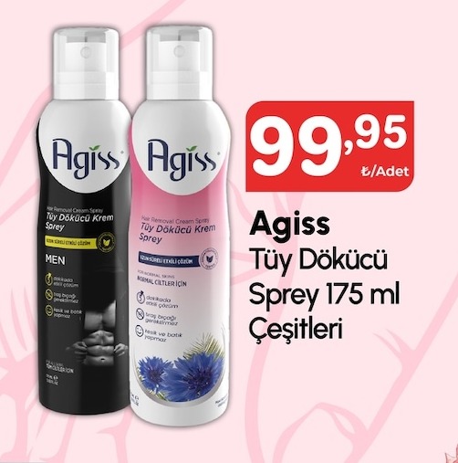 Agiss Tüy Dökücü Sprey 175 Ml Çeşitleri
