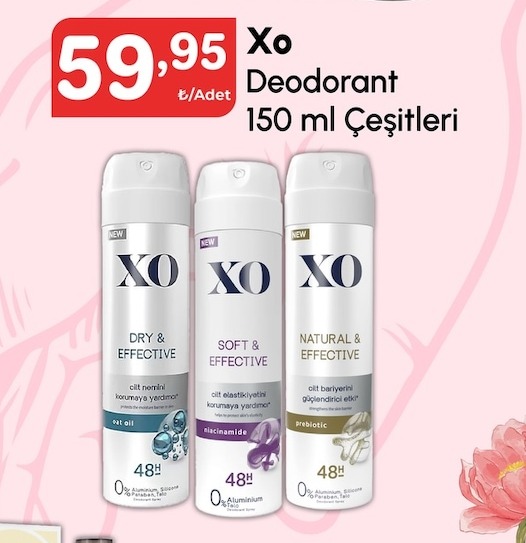 Xo Deodorant 150 Ml Çeşitleri