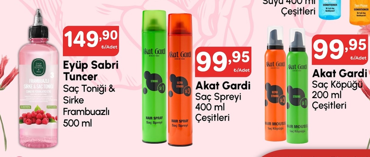 Eyüp Sabri Tuncer Saç Toniği & Sirke Frambuazlı 500 Ml