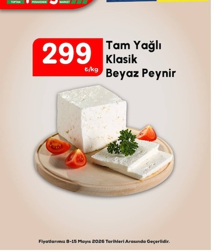 Tam Yağlı Klasik Beyaz Peynir 1Kg