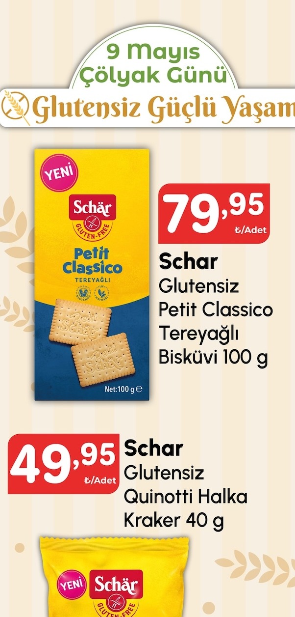 Schar Glutensiz Petit Classico Tereyağlı Bisküvi 100 G