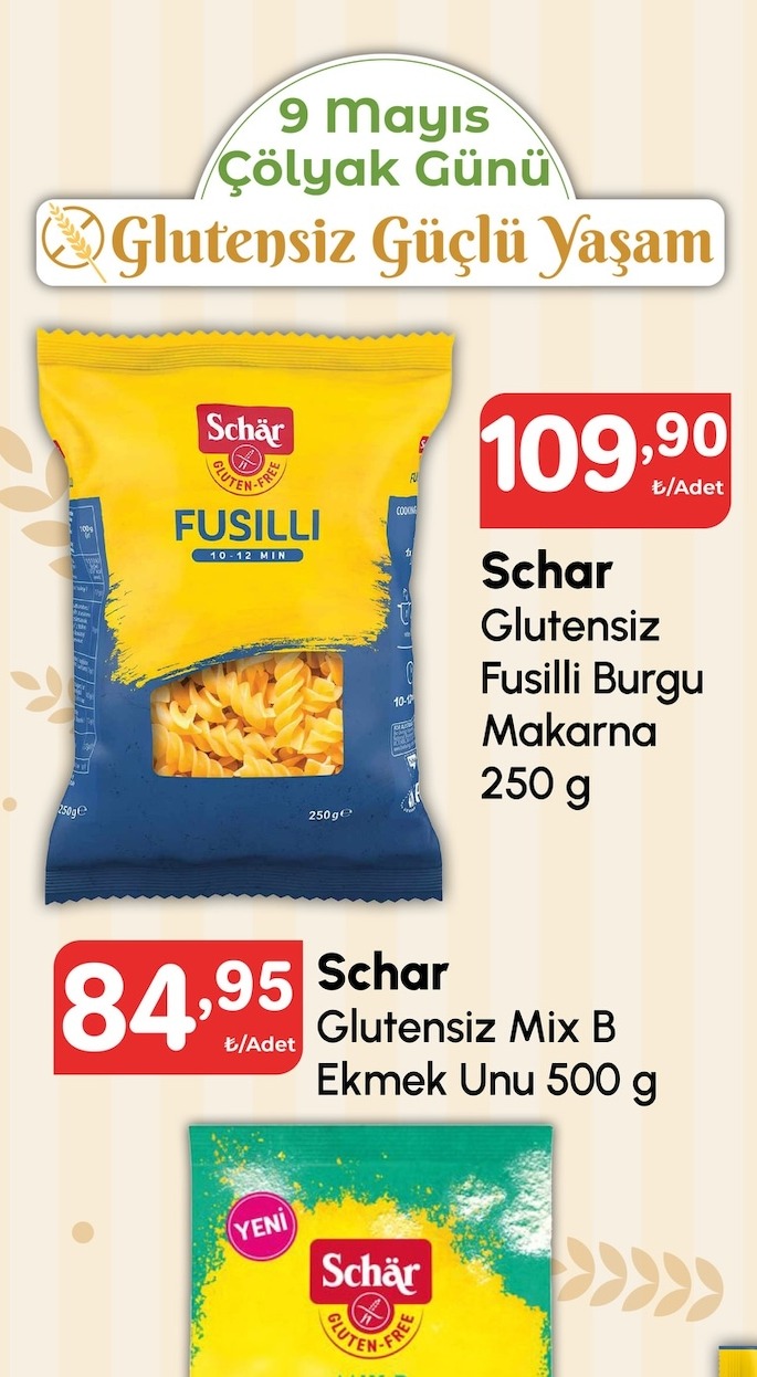 Schar Fusilli Burgu Makarna 250 G