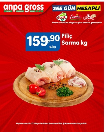 Anpa Gross Piliç Sarma Kg