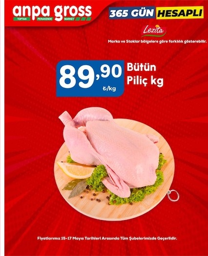 Lezita Bütün Piliç 1Kg