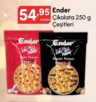 Ender Çikolata 250 G Çeşitleri