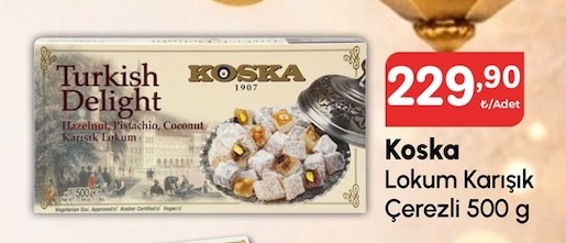 Koska Lokum Karışık Çerezli 500 G