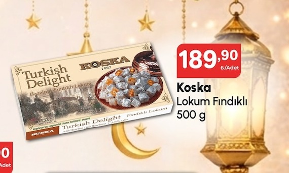 Koska Lokum Fındıklı 500 G