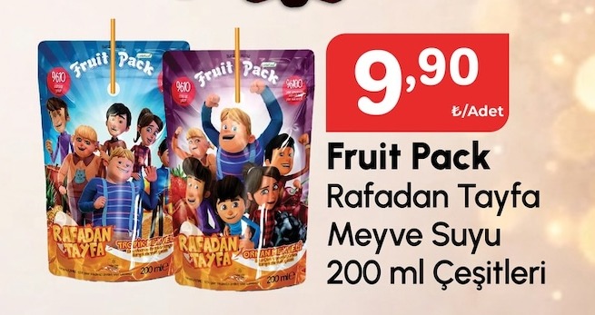 Fruit Pack Rafadan Tayfa Meyve Suyu 200 Ml Çeşitleri