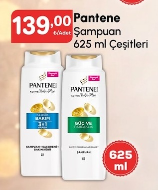Pantene Şampuan 625 Ml Çeşitleri