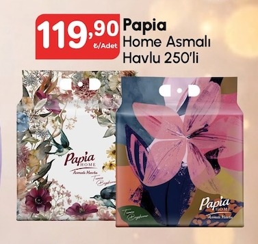Papia Home Asmalı Havlu 250'Li