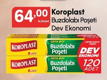 Koroplast Buzdolabı Poşeti 120 Adet