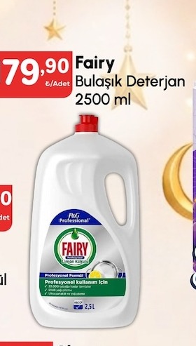 Fairy Bulaşık Deterjanı 2500 Ml