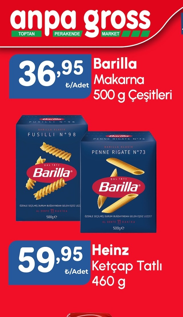 Barilla Makarna 500G Çeşitleri