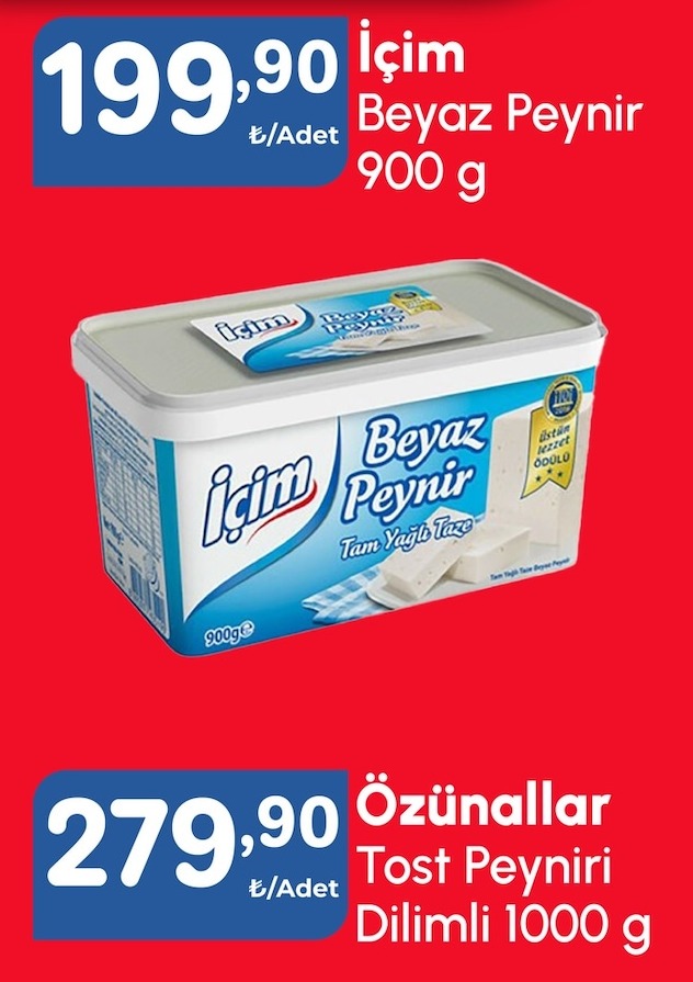 İçim Beyaz Peynir 900 G