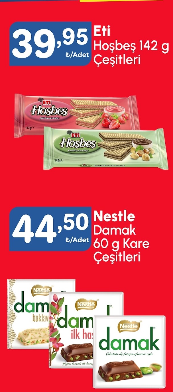 Eti Hosbes 142G Cesitleri