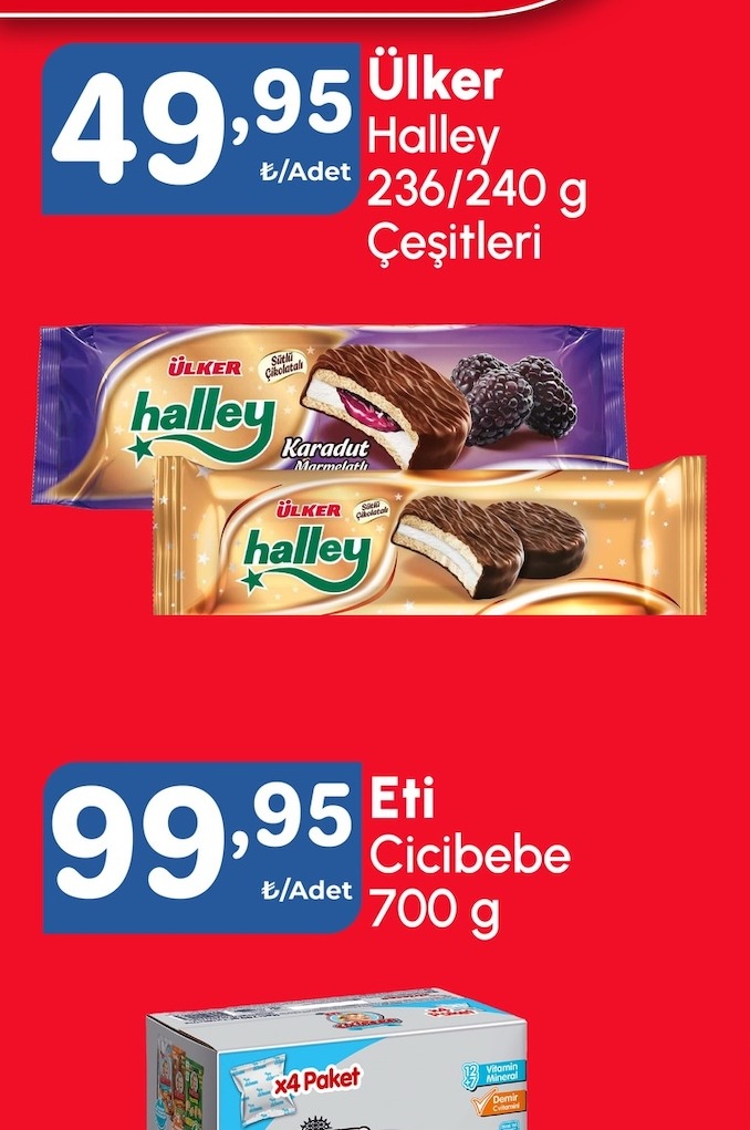 Ülker Halley 236/240G Cesitleri