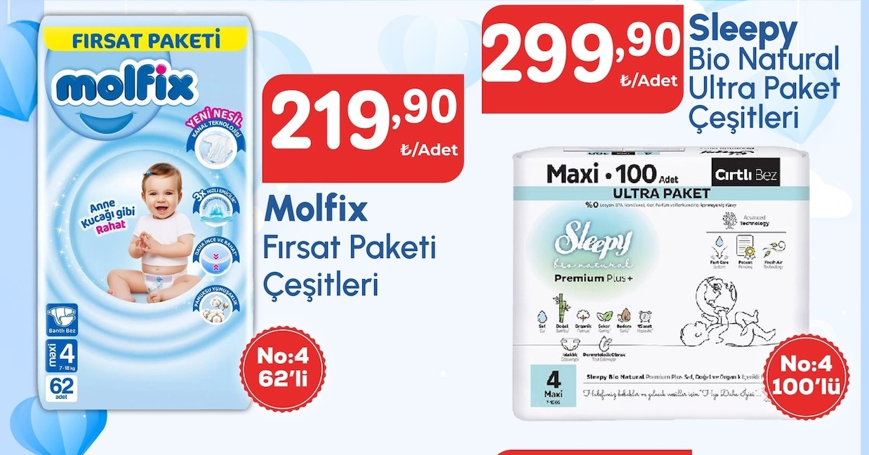 Molfix Yeni Nesil Ultra Paket Çeşitleri