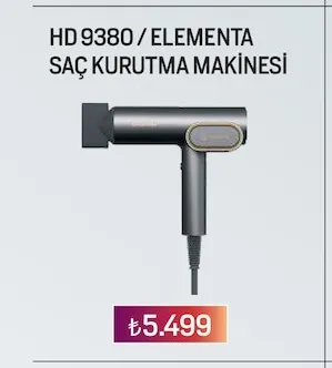 Hd 9380 / Elementa Saç Kurutma Maki̇Nesi̇