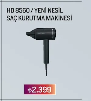 Hd 8560 / Yeni̇ Nesi̇L Saç Kurutma Maki̇Nesi̇