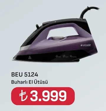 Arçelik Beu 5124 Buharlı El Ütüsü