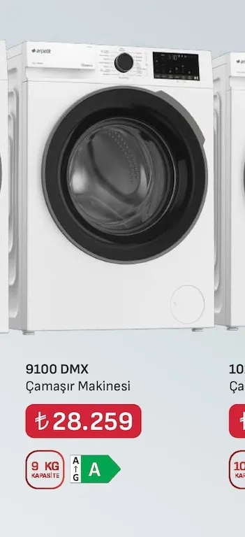 9100 Dmx Çamaşır Makinesi