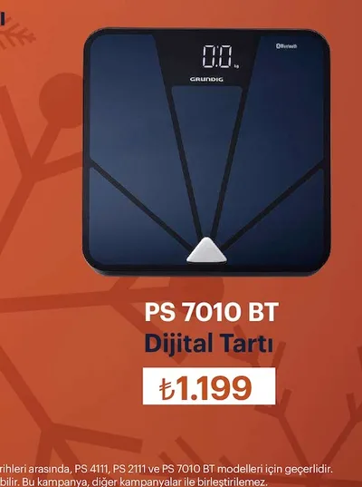 Grundig Ps 7010 Bt Dijital Tartı