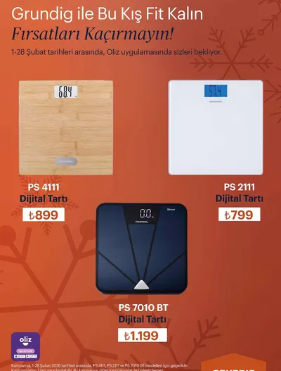 Grundig Ps 7010 Bt Dijital Tartı