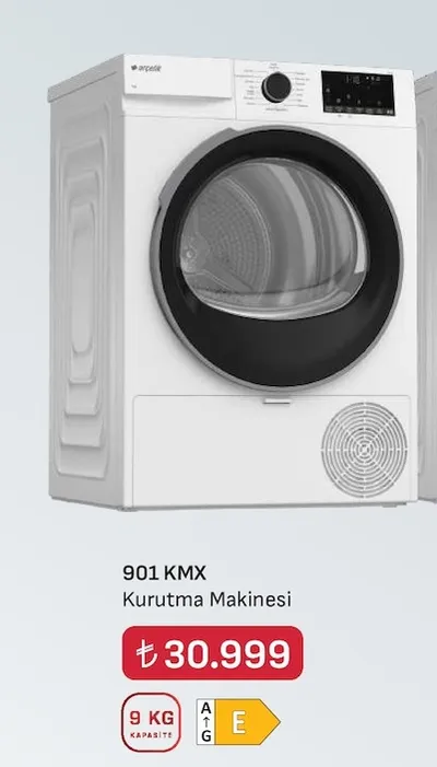 Arcelik 901 Kmx Kurutma Makinesi