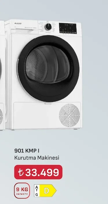 Arcelik 901 Kmp I Kurutma Makinesi