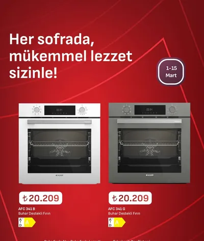 Arçelik Afc 341 B Buhar Destekli Fırın