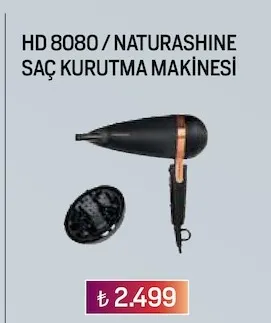 Hd 8080 / Naturashine Saç Kurutma Makinesi