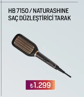 Hb 7150 / Naturashine Saç Düzleştirici Tarak