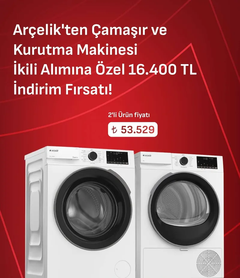 Arçelik Çamaşır Ve Kurutma Makinesi