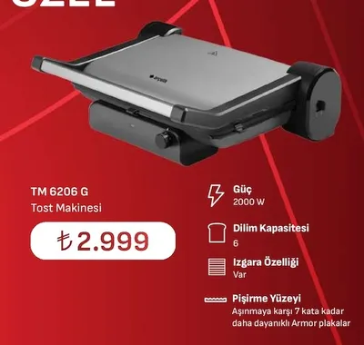 Tm 6206 G Tost Makinesi