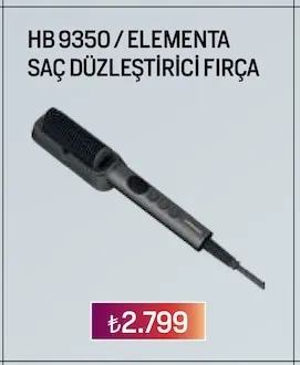 Hb 9350 Elementa Saç Düzleştirici Fırça