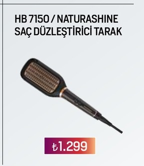 Hb 7150 Naturashine Saç Düzleştirici Tarak