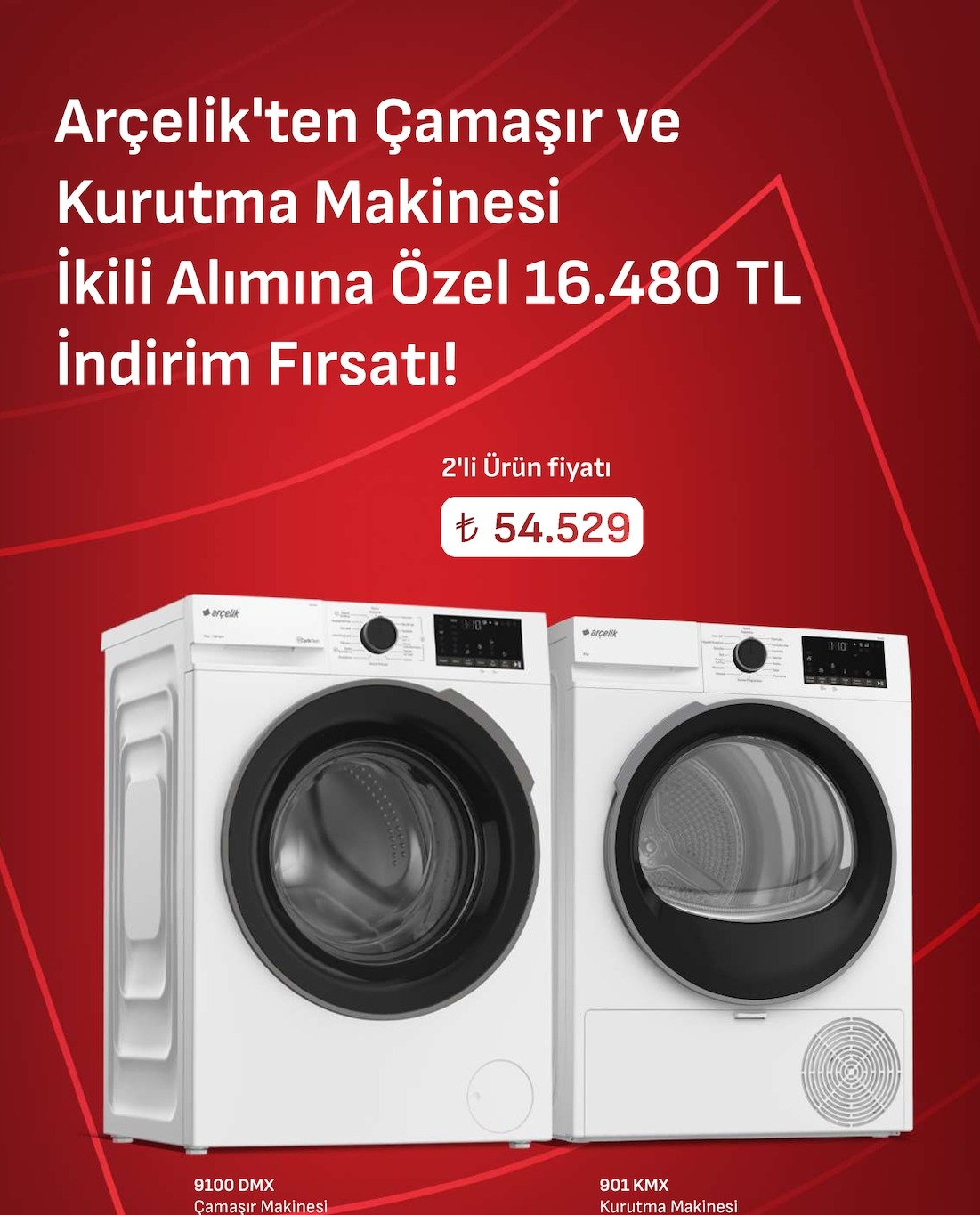Arçelik Çamaşır Ve Kurutma Makinesi