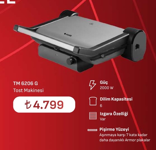 Tm 6206 G Tost Makinesi