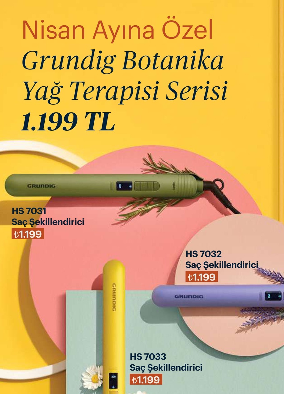 Grundig Botanika Hs 7031 Saç Şekillendirici