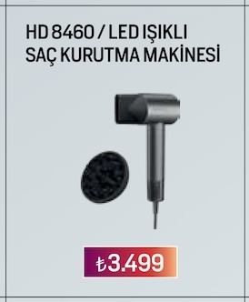 Hd 8460 / Led Işikli Saç Kurutma Makinesi